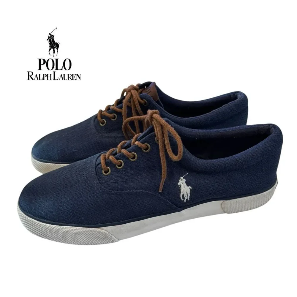 Polo Ralph Lauren Men's Forestmont II Navy Sneakers 11.5